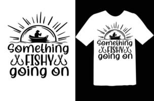 pescaria SVG t camisa Projeto vetor