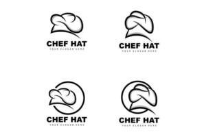 logotipo do chapéu de chef, vetor de chef de restaurante, design para restaurante, catering, delicatessen, padaria