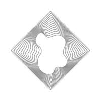 geométrico fractal abstrato diamante vetor