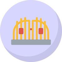 design de ícone de vetor de portão de dubai