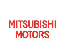Mitsubishi motores marca logotipo carro símbolo nome vermelho Projeto Japão automóvel vetor ilustração