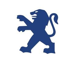 Peugeot marca logotipo símbolo azul Projeto francês carro automóvel vetor ilustração
