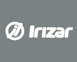 irizar logotipo marca símbolo com nome branco Projeto espanhol carro automóvel vetor ilustração com cinzento fundo