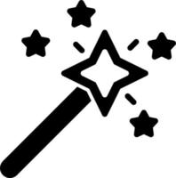 ícone de vetor de varinha mágica
