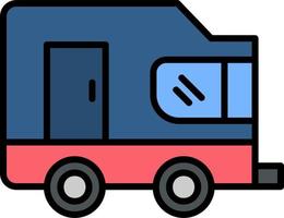 ícone de vetor de caravana