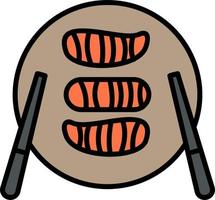 ícone de vetor de sushi