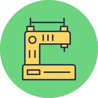 ícone de vetor de máquina de costura