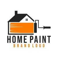casa ou casa pintura vetor logotipo Projeto modelo para pintura companhia