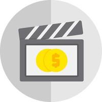 design de ícone de vetor de orçamento de filme