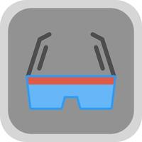 design de ícone de vetor de óculos 3d