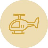 design de ícone de vetor de helicóptero