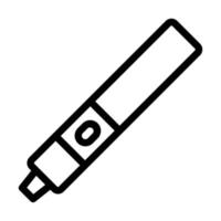 eletrônico cigarro ícone Projeto vetor