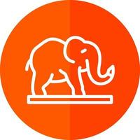 design de ícone de vetor de elefante
