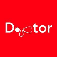 médico logotipo e médico tipografia vetor