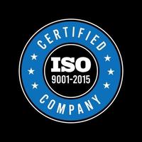 iso certificação . iso 90012015 logotipo . iso 9000 certificação Prêmio vetor