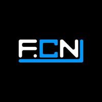 fcn carta logotipo criativo Projeto com vetor gráfico, fcn simples e moderno logotipo.