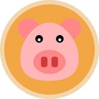 design de ícone de vetor de porco