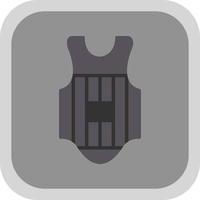 design de ícone de vetor de proteção no peito