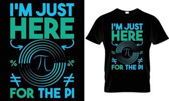 pi dia t - camisa Projeto vetor