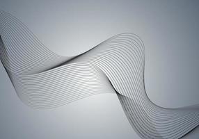 design de onda de fundo abstrato de arte óptica preto e branco vetor