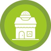 design de ícone de vetor de loja de hambúrguer