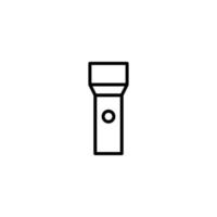 lanterna ícone com esboço estilo vetor
