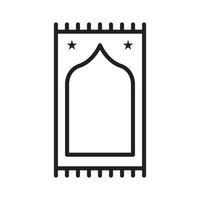 islâmico ícones linha arte vetor, Ramadã kareem elementos, eid Mubarak Projeto elementos, muçulmano oração, mesquita vetor