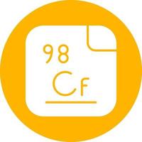 californium vetor ícone