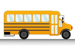 ilustrações de ônibus escolar parado