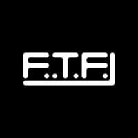 ftf carta logotipo criativo Projeto com vetor gráfico, ftf simples e moderno logotipo.