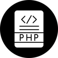 ícone do vetor php