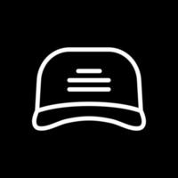 design de ícone de vetor de boné de beisebol