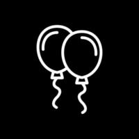 design de ícone de vetor de balões de ano novo