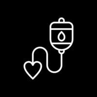 design de ícone vetorial de doação de sangue vetor
