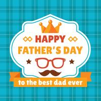 Happy Father's Day Badges vetor