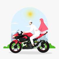 esporte motociclista vetor plano ilustração
