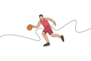 uma jogador do a basquetebol equipe drives acima para lançar a bola para  dentro a cesta. a natureza do a Esportes jogo. isolado em branco fundo.  vetor plano ilustração 28623143 Vetor no