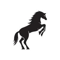 ícone de vetor de modelo de logotipo de cavalo