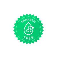 paraben free vector badge design.eps