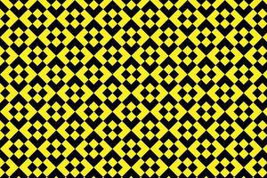 abstrato geométrico amarelo Preto quadrado padronizar. vetor