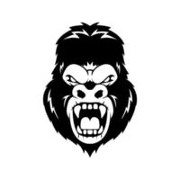 gorila cabeça símbolo ilustração Projeto vetor