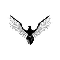 Águia asas símbolo ilustração Projeto vetor