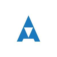 uma triângulo logotipo a1 logotipo conceito, marca, criativo simples ícone vetor