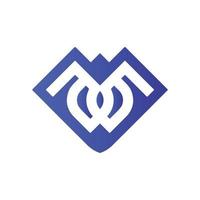 motivo logotipo bala logotipo simples ícone moderno corporativo, abstrato carta logotipo vetor
