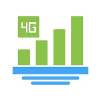 ícone de vetor 4g