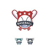 designs de logotipo de esporte de beisebol modelo de vetor de emblema, logotipo de emblema de esportes profissionais