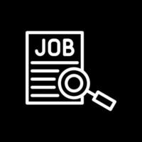 design de ícone vetorial de pesquisa de emprego vetor