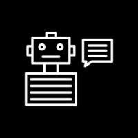 design de ícone de vetor de chatbot