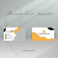 design de modelo de cartão postal de negócios vetor