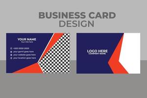 design de cartão postal de negócios vetor